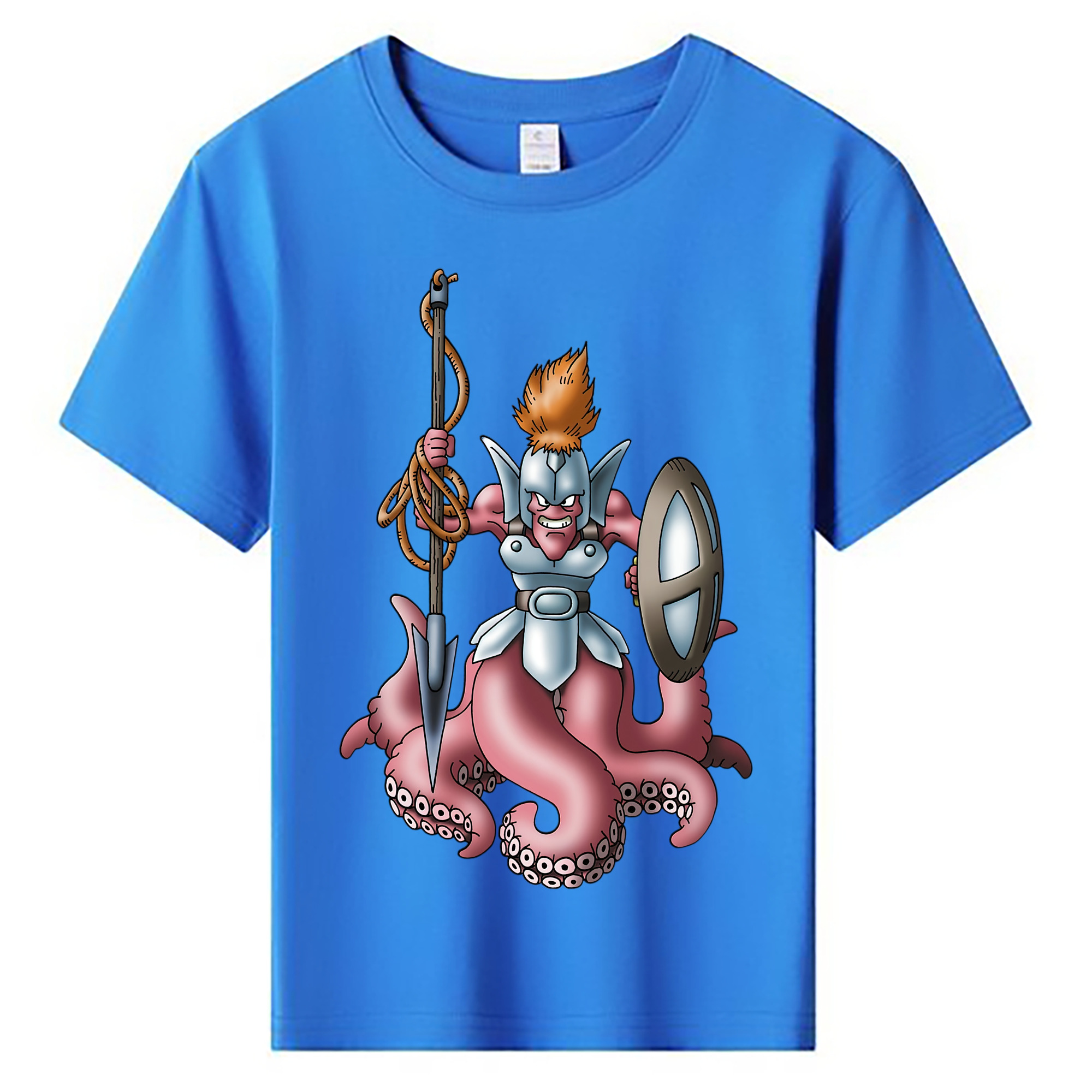 （画像用） ドラゴンクエスト Doragon Kuesuto Dragon Quest 綿100％キッズTシャツ（フロントプリント）